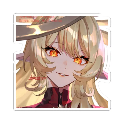 Alice Glowing Stare — Kiss-Cut sticker
