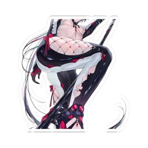 Arlecchino Bunny Suit — Kiss-Cut sticker