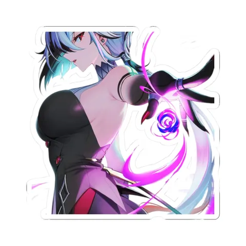 Arlecchino Purple — Kiss-Cut sticker