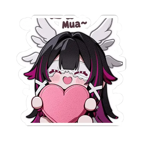 Chibi Columbina Big Heart — Sticker sticker