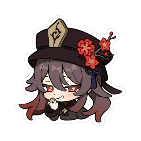 Chibi Hu Tao Hehe — Sticker sticker