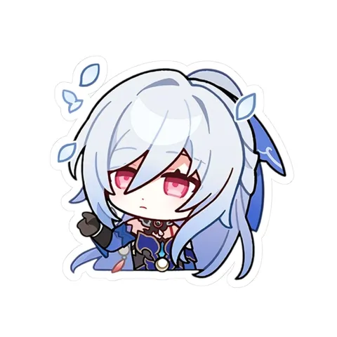 Chibi Skirk Flower Pedals — Sticker sticker
