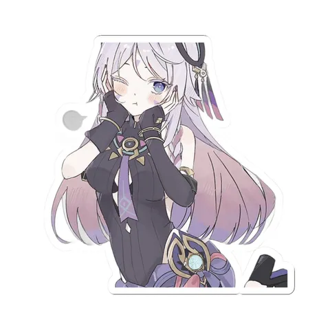 Citlali Black Outfit — Kiss-Cut sticker
