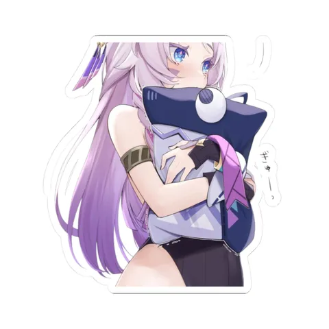 Citlali Hugging Pillow — Kiss-Cut sticker