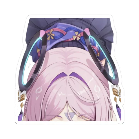 Citlali Under The Desk — Kiss-Cut sticker