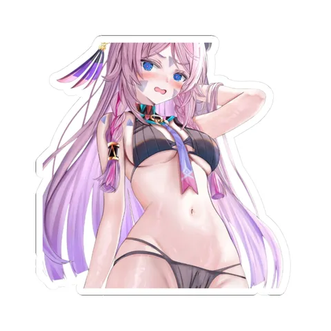 Citlali Wearing Swimsuit — Kiss-Cut sticker