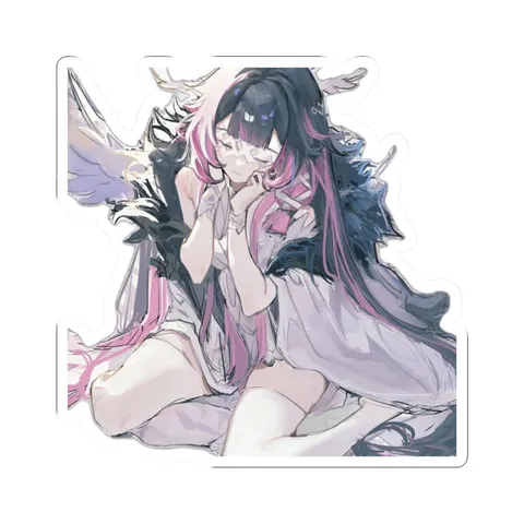 Columbina Feathered Wings — Sticker sticker