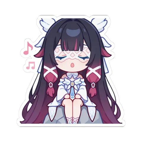 Columbina Singing — Sticker sticker