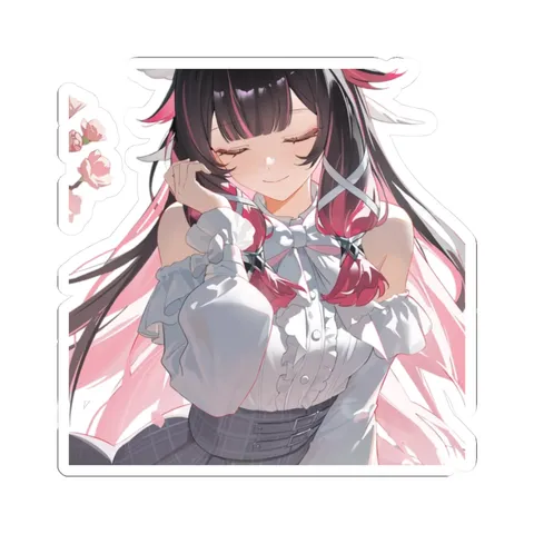 Columbina White Dress — Kiss-Cut sticker