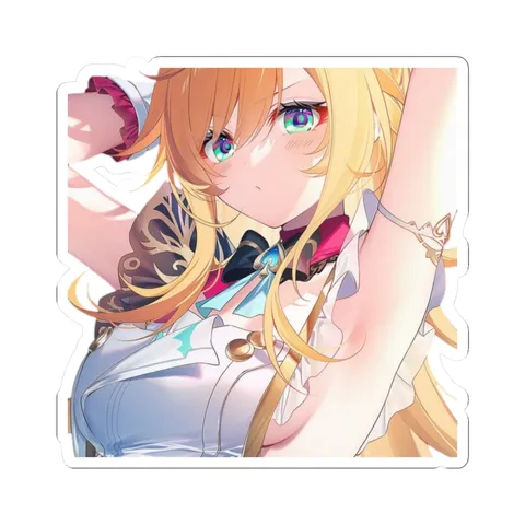 Escoffier Fixing Hair — Kiss-Cut sticker