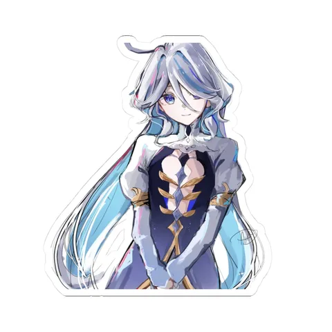 Furina Princess Outfit — Kiss-Cut sticker