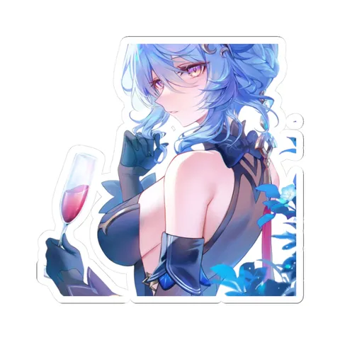 Ganyu Wine Glass — Kiss-Cut sticker
