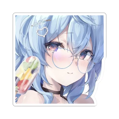 Ganyu Popsicle — Kiss-Cut sticker