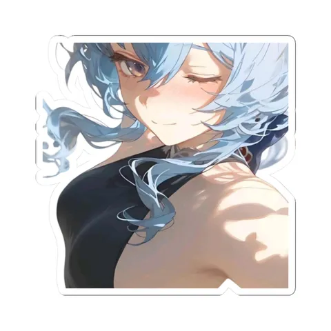 Ganyu Winking — Kiss-Cut sticker