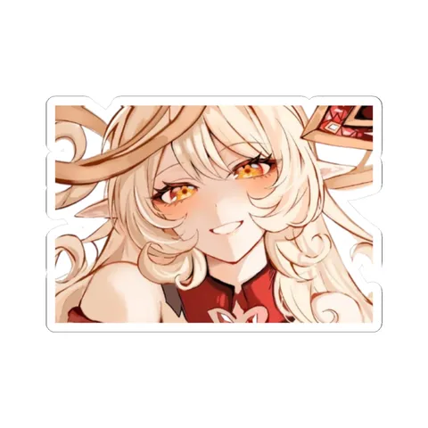 Alice Blushing Smile — Kiss-Cut sticker