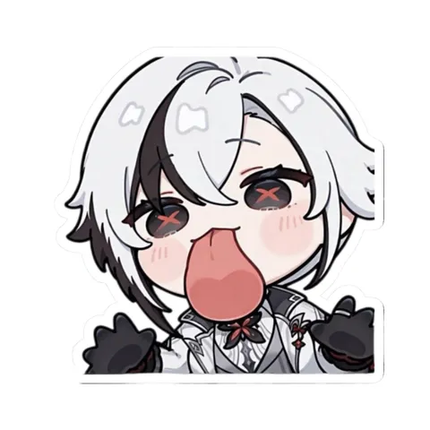 Arlecchino Lick — Kiss-Cut sticker