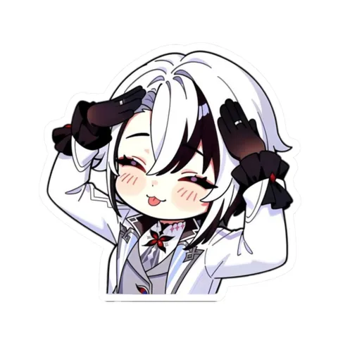 Bleh Arlecchino — Kiss-Cut sticker