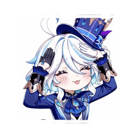 Bleh Furina — Kiss-Cut sticker