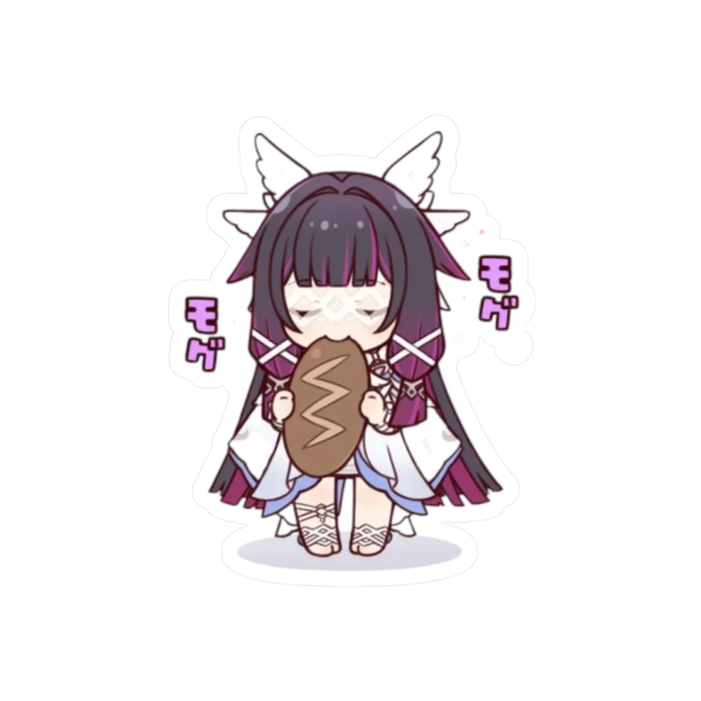 Chibi Columbina Eating Bread