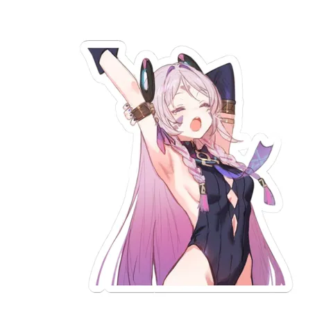 Citlali Stretching — Kiss-Cut sticker