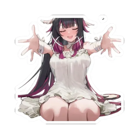 Columbina Come Here — Kiss-Cut sticker