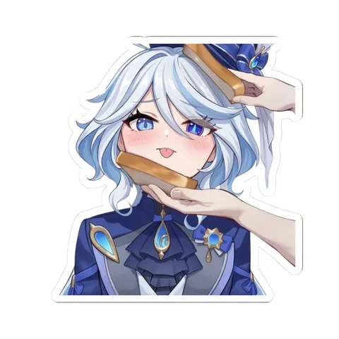 Furina Sandwich — Kiss-Cut sticker