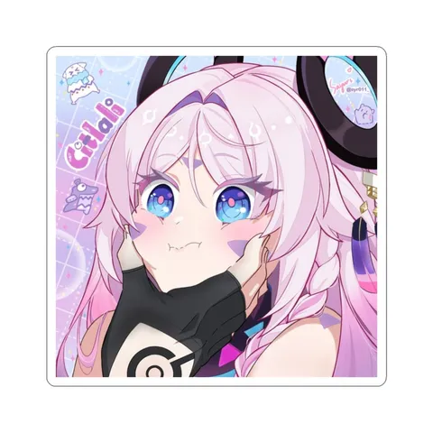 Grabbing Citlali's Cheeks — Kiss-Cut sticker