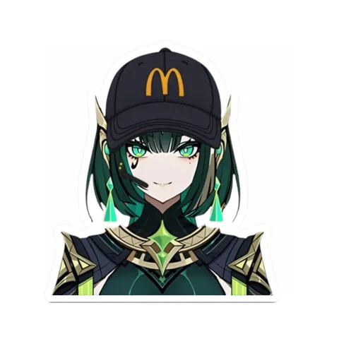 McDonald's Nefer — Kiss-Cut sticker