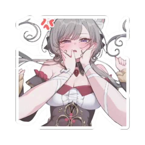 Sandrone Angry — Kiss-Cut sticker