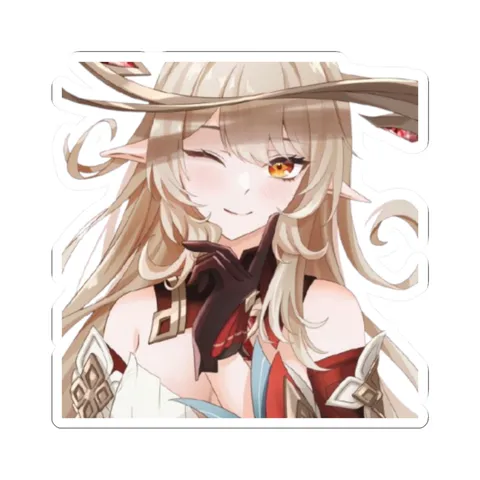 Winking Alice — Kiss-Cut sticker
