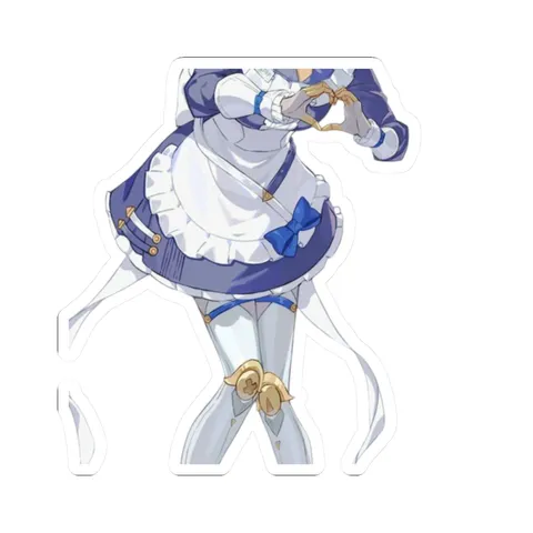 Ineffa Shy Maid Outfit — Kiss-Cut sticker
