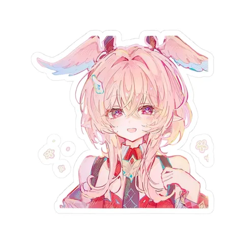 Linnea Big Hair — Kiss-Cut sticker