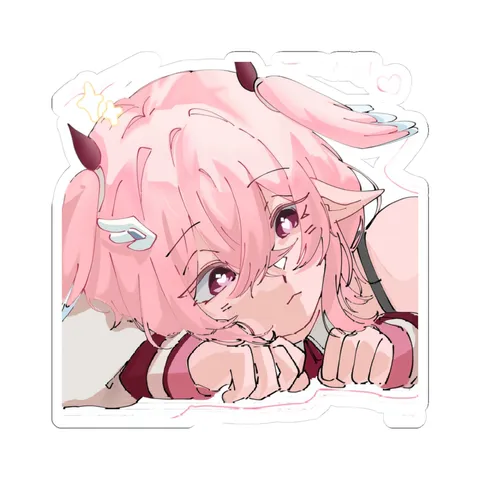 Linnea Bored — Kiss-Cut sticker