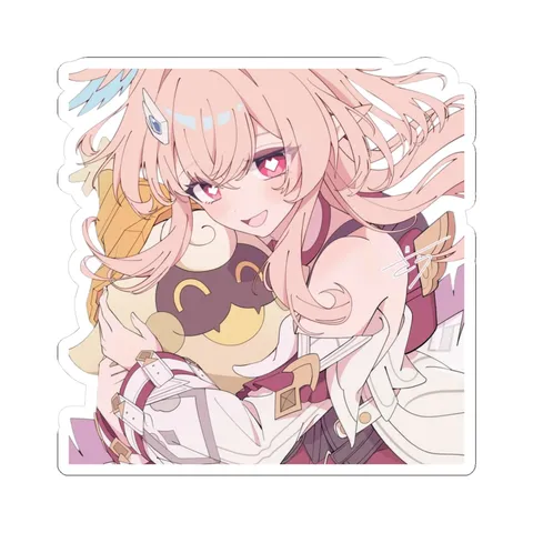 Linnea Cute Hug — Kiss-Cut sticker