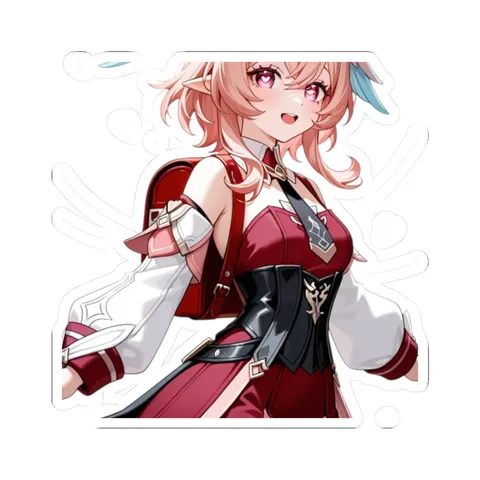 Linnea Hearts — Kiss-Cut sticker