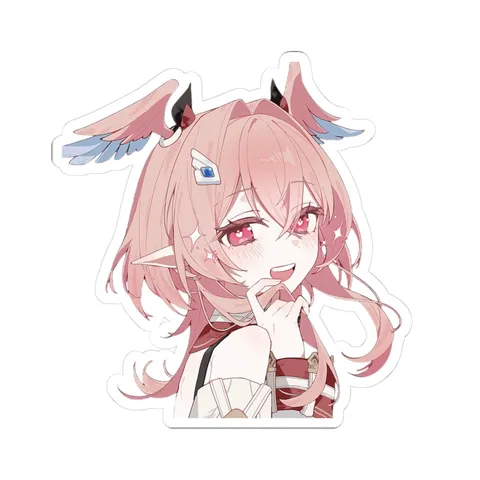 Linnea Looks Back — Kiss-Cut sticker
