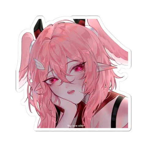 Linnea Red Eyes — Kiss-Cut sticker
