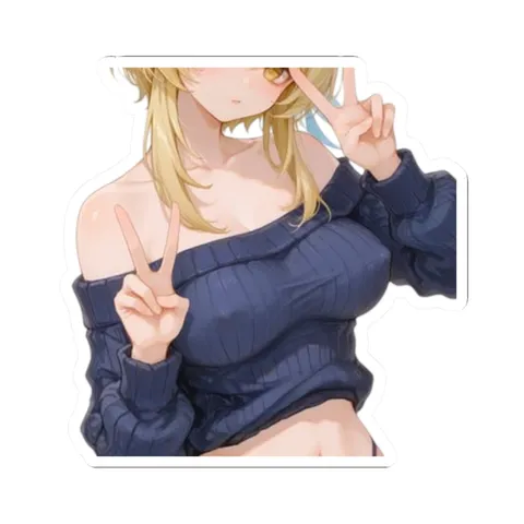 Lumine Peace Sign — Kiss-Cut sticker