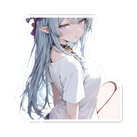 Mizuki Sits On You — Sticker sticker