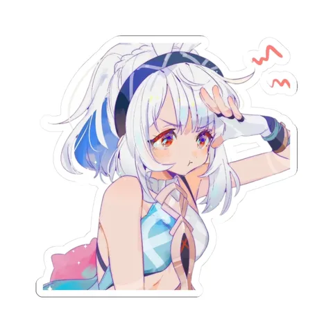Mualani Can't See — Kiss-Cut sticker