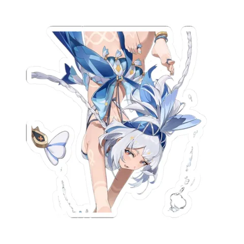 Mualani Falling — Kiss-Cut sticker