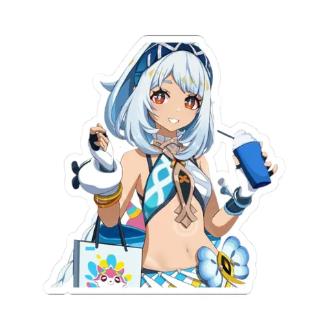 Mualani Goes Shopping — Kiss-Cut sticker