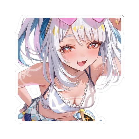 Mualani Heart Sunglasses — Kiss-Cut sticker