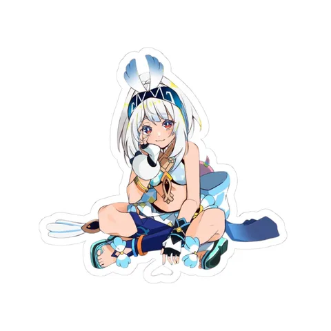Mualani Sit Down — Kiss-Cut sticker