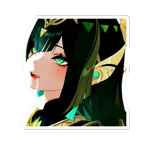 Nefer Drooling — Kiss-Cut sticker