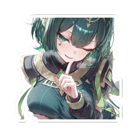 Nefer Shhhh — Kiss-Cut sticker