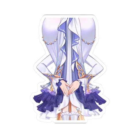 Nicole Reeyn Bending Over — Sticker sticker
