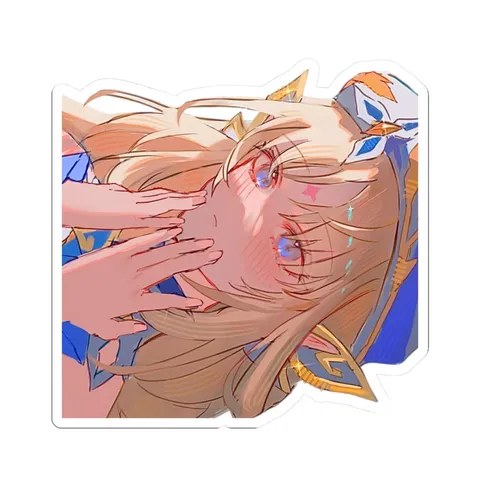 Nicole Reeyn Blue Hat — Kiss-Cut sticker