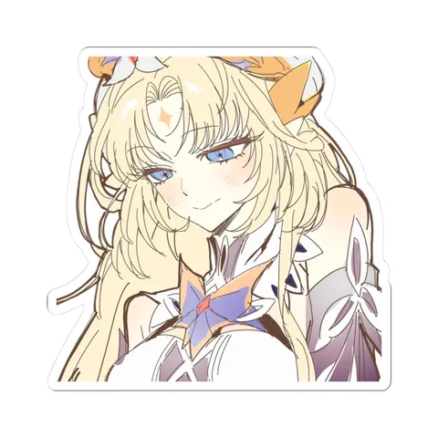 Nicole Reeyn Looking Down — Kiss-Cut sticker