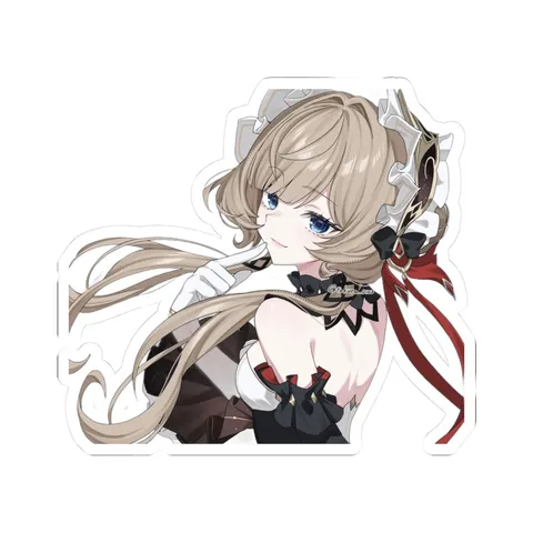 Sandrone Frilled Bonnet — Kiss-Cut sticker